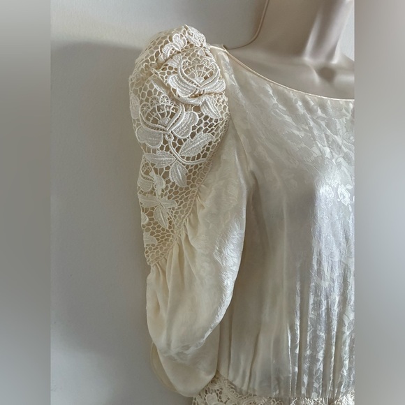 Vintage Lillie Rubin x Capriccio by Digna 80’s Silk Gown USA Made Wedding 8 - Picture 10 of 16
